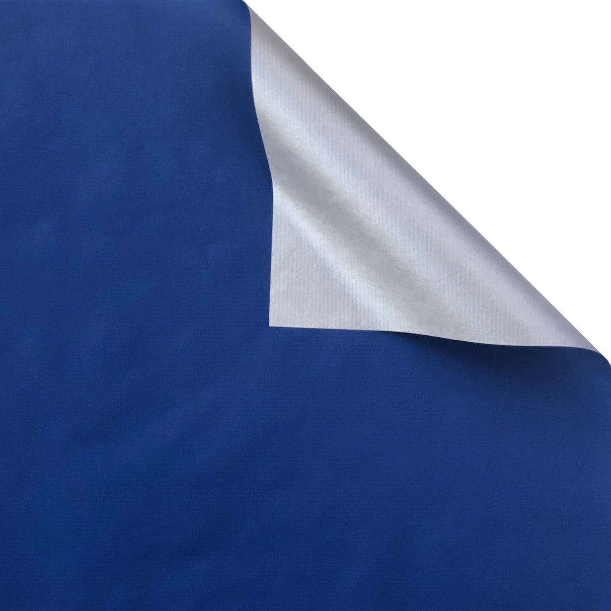 Two-Sided Royal & Silver Kraft - Gift Wrap - Roll (30" x 5 ft.)