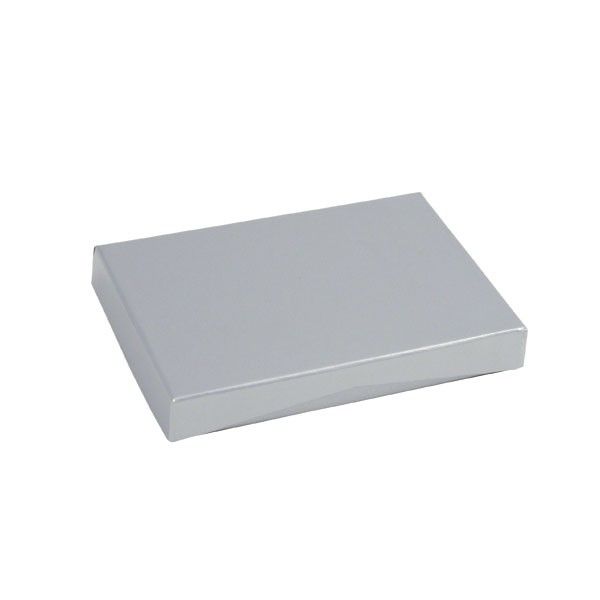 Silver Metallic - Gift Card Box - 4-5/8 x 3-3/8 x 5/8"