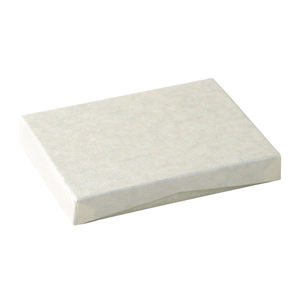 Ivory Ribbed - Gift Card Box - 4-5/8 x 3-3/8 x 5/8"