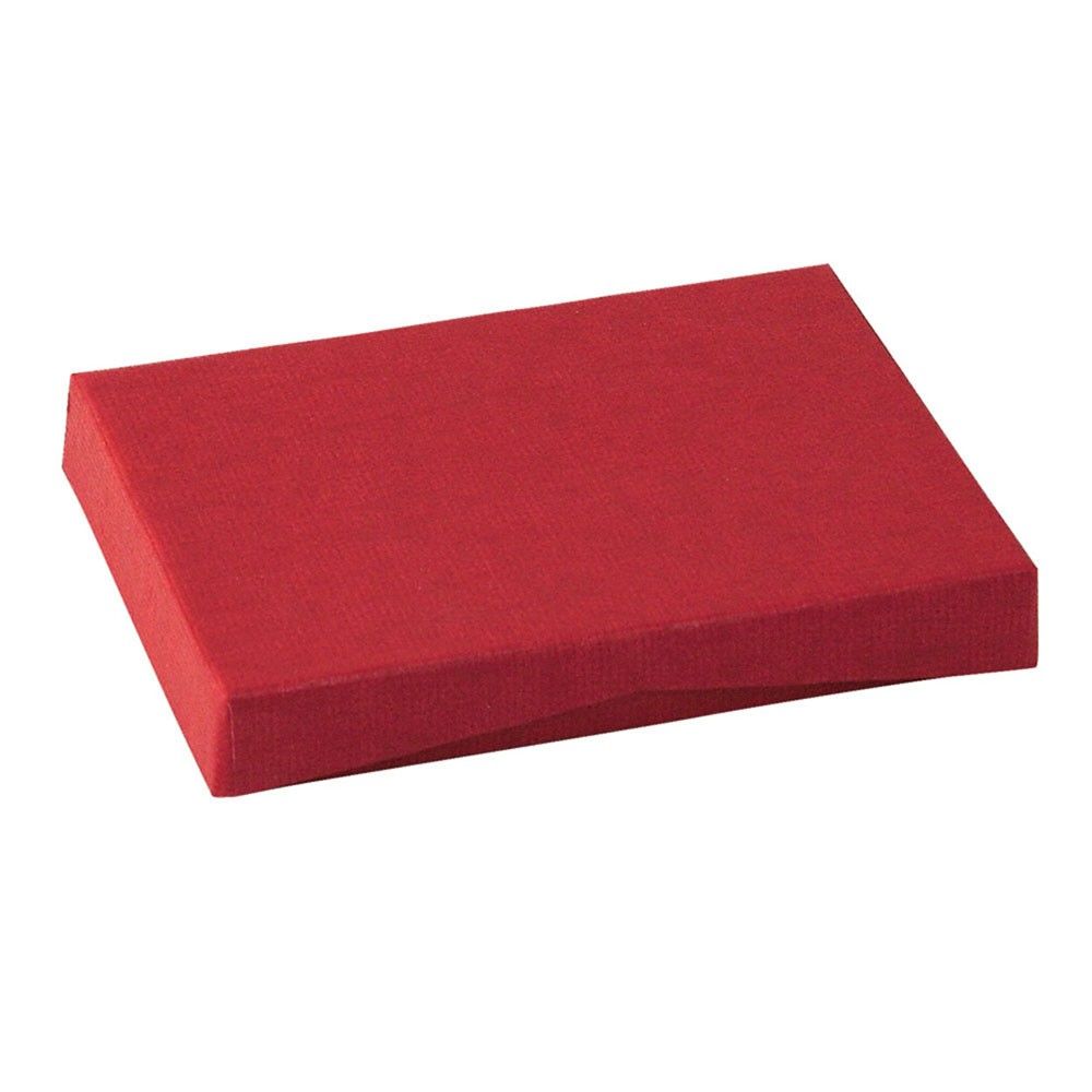 Red Ribbed - Gift Card Box - 4-5/8 x 3-3/8 x 5/8"