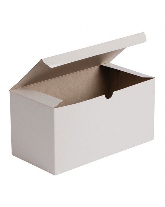 Gloss White - 1 Piece Top Tuck Gift Box - 9 x 4-1/2 x 4-1/2"