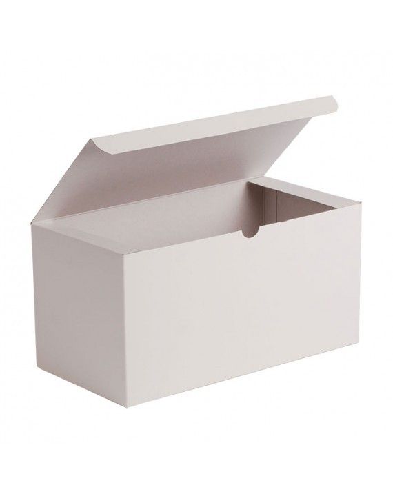 Gloss White - 1 Piece Top Tuck Gift Box - 12 x 6 x 6"