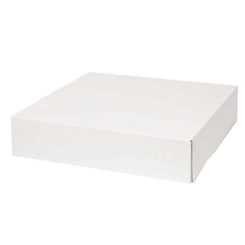 Gloss White - 2 Piece Pop p Gift Box - 16 x 16 x 3" (2 Piece Pop Up Style)