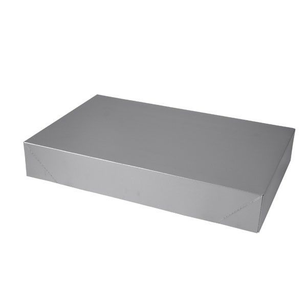 Gloss Silver - Apparel Box - 19 x 12 x 3"