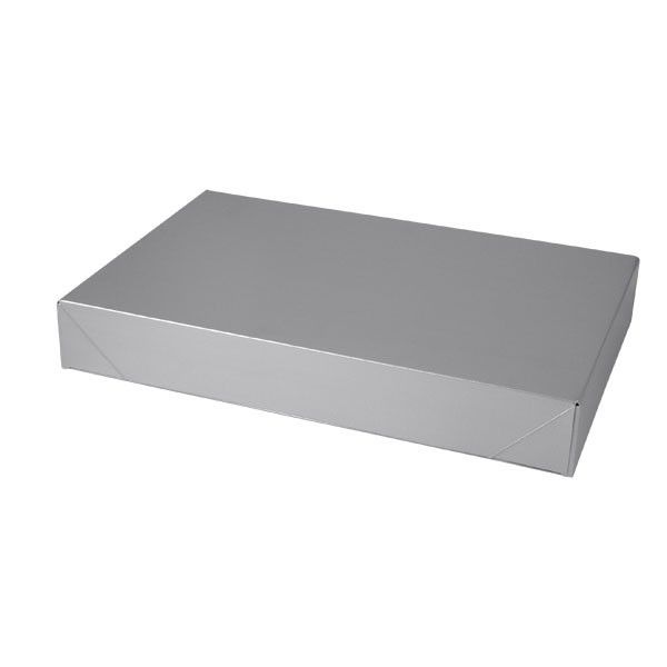 Gloss Silver - Apparel Box - 17 x 11 x 2-1/2"