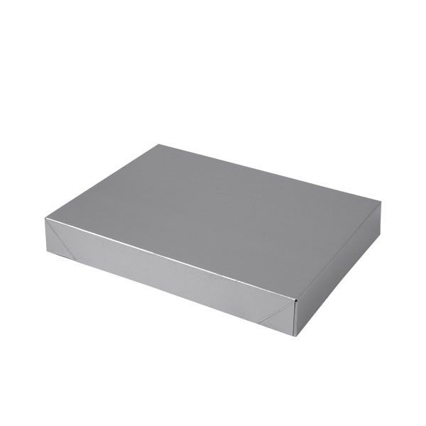 Gloss Silver - Apparel Box - 11-1/2 x 8-1/2 x 1-5/8"
