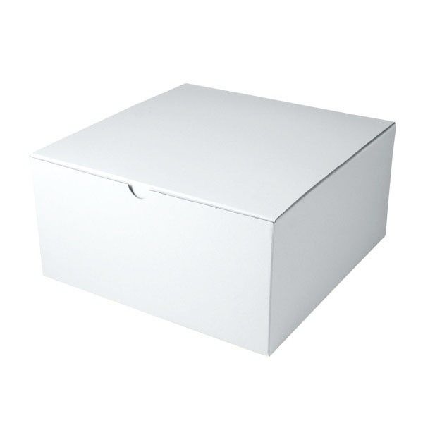 Gloss White - 2 Piece Pop Up Gift Box - 12 x 12 x 5-1/2" (2 Piece Pop Up)