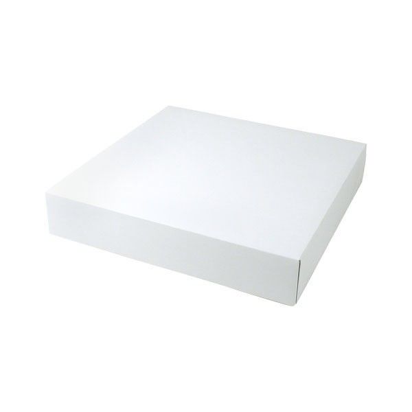 Gloss White - 2 Piece Pop p Gift Box - 14 x 14 x 3" (2 Piece Pop Up Style)