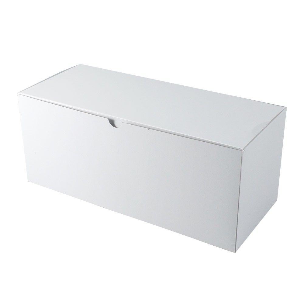 Gloss White - 1 Piece Top Tuck Gift Box - 9 x 9 x 5-1/2"