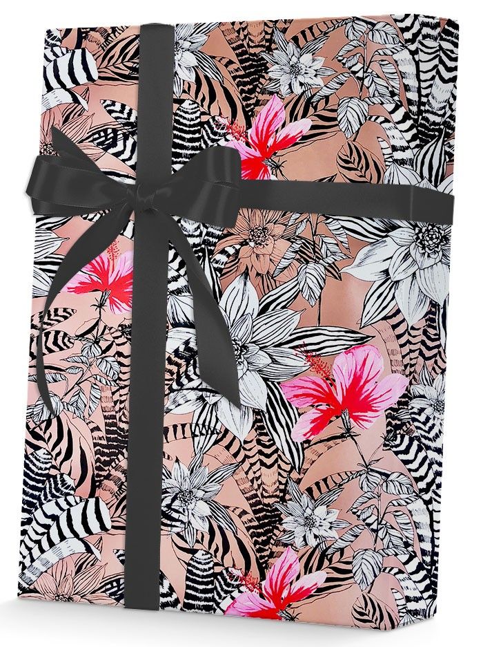 Bromeliad - Gift Wrap - 1/2 Ream - Gift Wrap Roll (24" x 417 ft.)