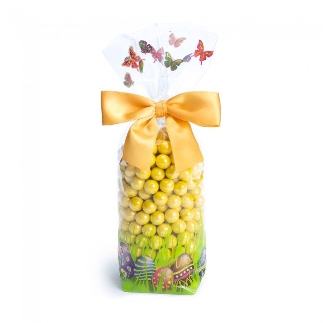 Butterfly Egg Hunt - Hard Bottom Candy Bag - 2-1/8 x 1-3/4 x 8-1/2"
