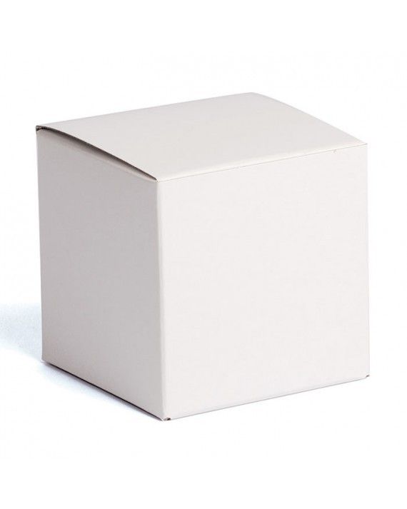 Gloss White - 1 Piece Top Tuck Gift Box - 4 x 4 x 4"
