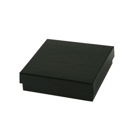 Arcadia Black Gloss (Semi-Gloss Finish) - Jewelry Box - 3-1/2 x 3-1/2 x 2"