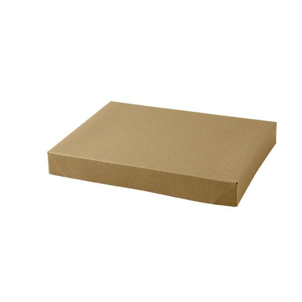 Recycled Natural Kraft Groove - Apparel Box - 10 x 7 x 1-1/4"