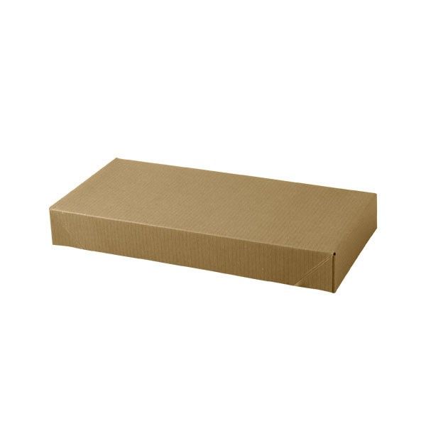 Recycled Natural Kraft Groove - Apparel Box - 11-1/2 x 5-1/2 x 1-1/2"
