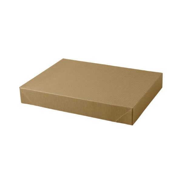 Recycled Natural Kraft Groove - Apparel Box - 11-1/2 x 8-1/2 x 1-5/8"