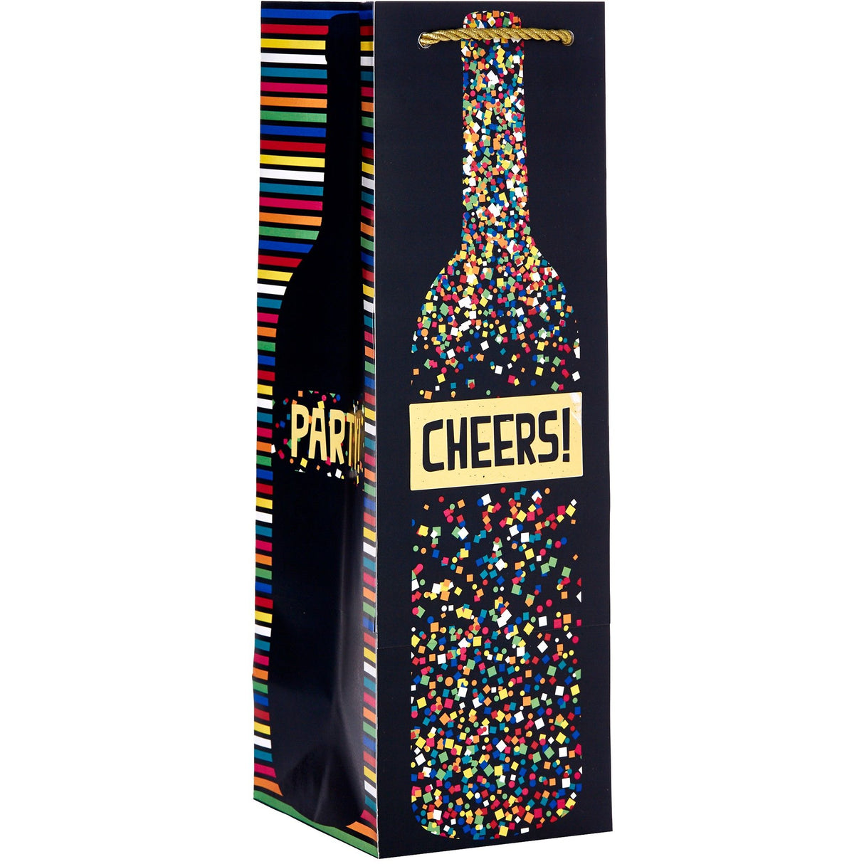 Party Popper - Wine Bag - 4-1/2 x 4-1/2 x 14"