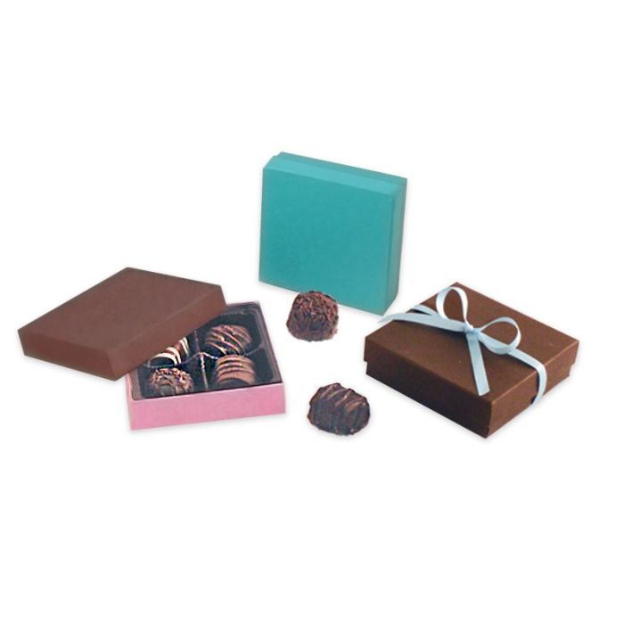 Rigid 4 Piece Truffle Boxes