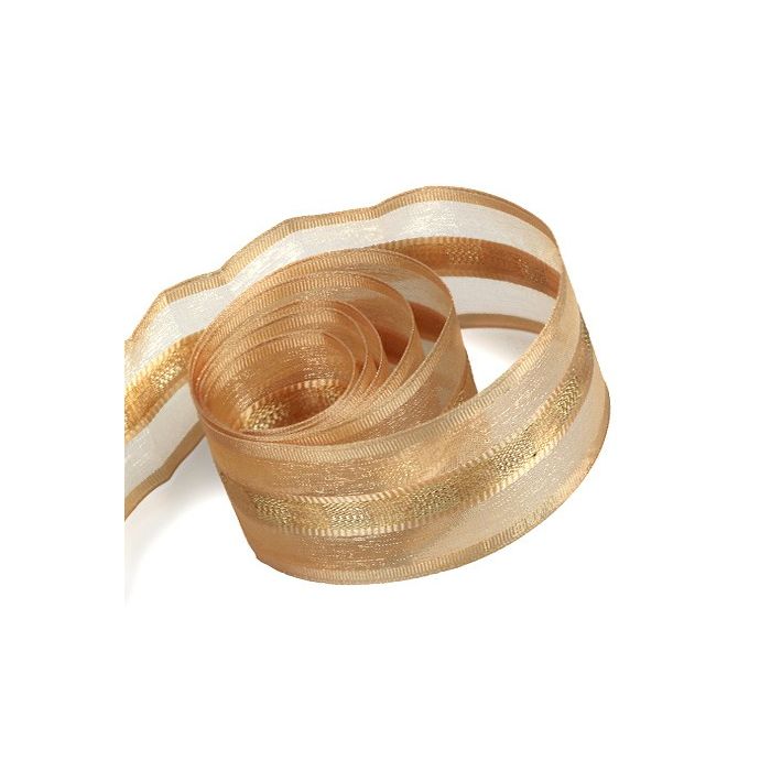 Beatrice Sheer Wired Wedge Ribbon