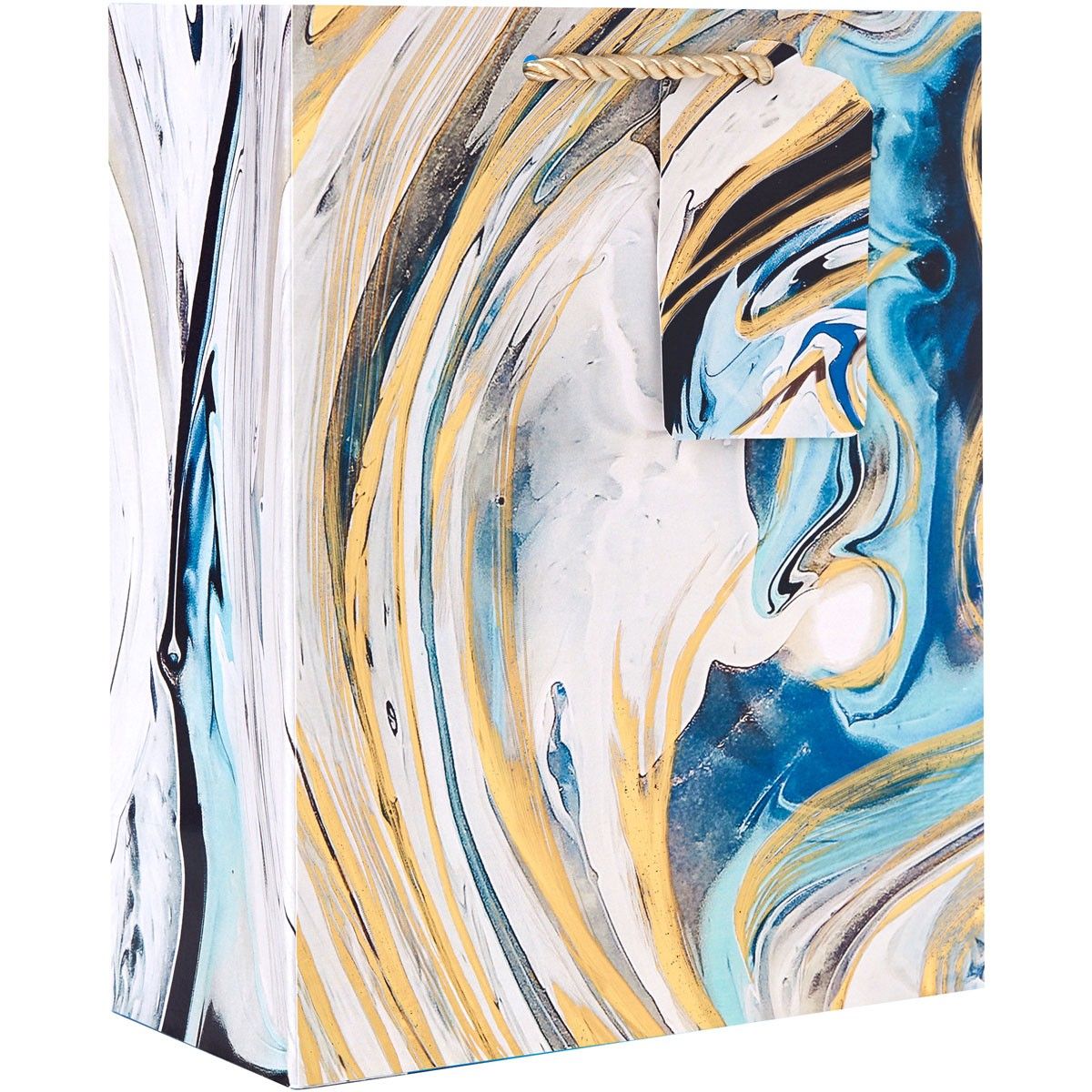 Marbleized Magic - Gift Bag - 8 x 4 x 10"