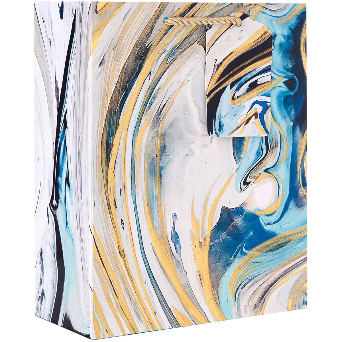 Marbleized Magic - Gift Bag - 6 x 3 x 7-1/2"