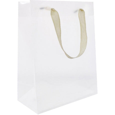 Frosted Clear - Gift Bag - 6 x 3 x 7-1/2"