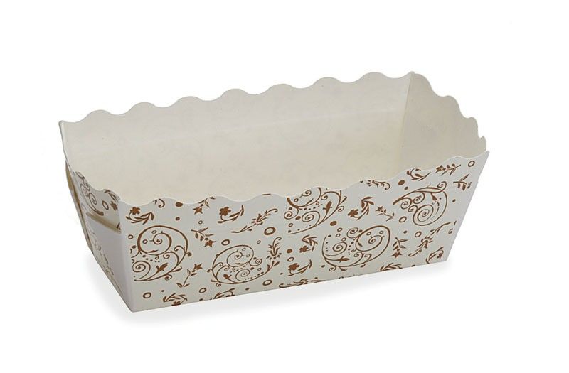 Brown Blossom - Rectangular Loaf Baking Pan - (4.1 oz) 3.1 x 1.2 x 1.4"