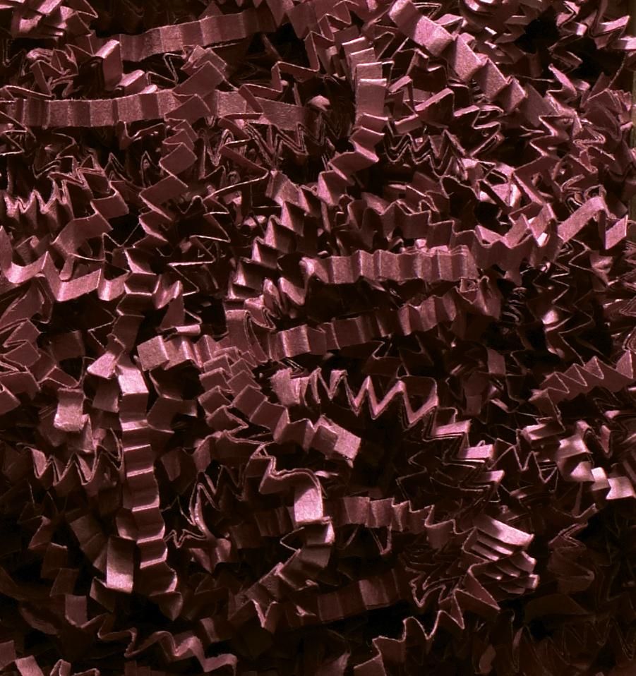 Burgundy - Crinkle Cut Basket Shred - 10 lb Box
