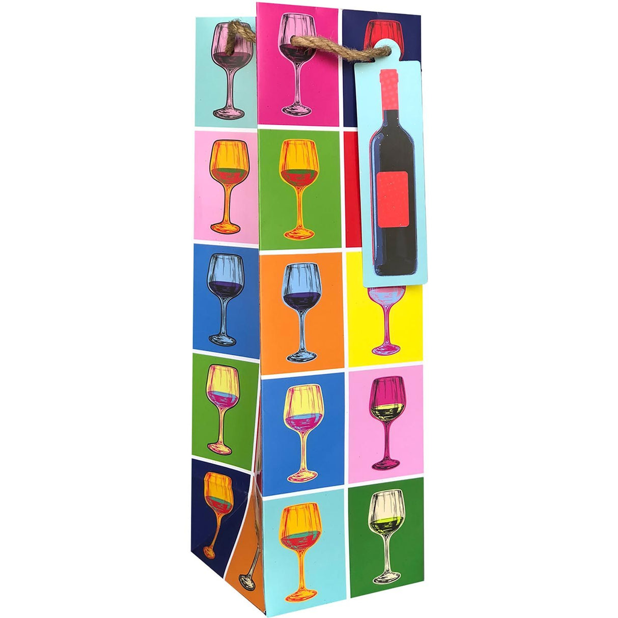 Wine Glasses - Wine Bag - 4-1/2 x 4-1/2 x 14"