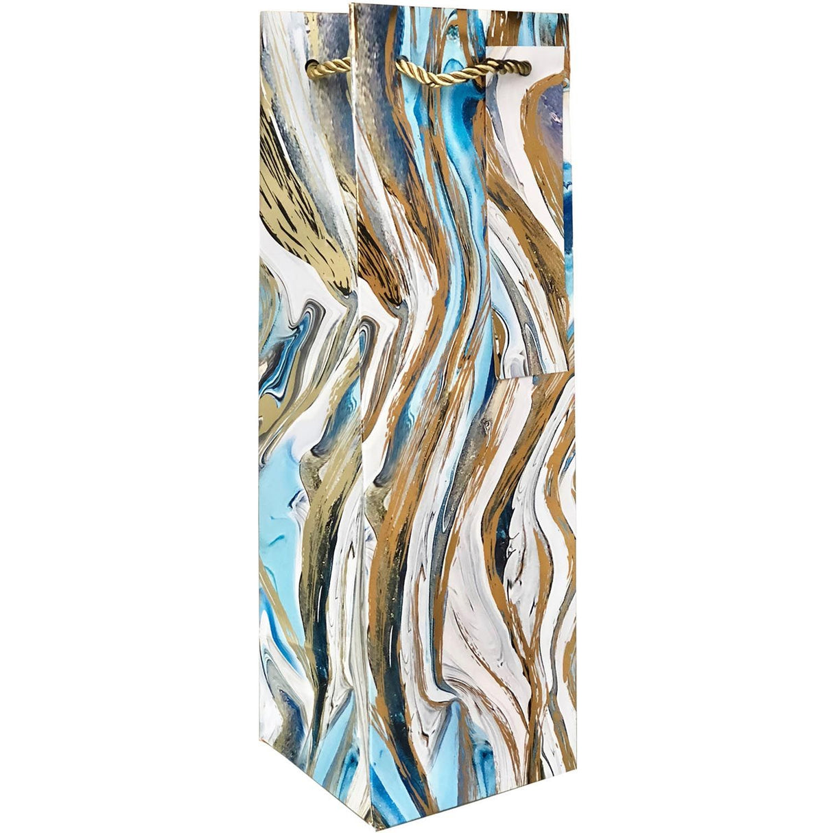 Marbleized Magic - Wine Bag - 4-1/2 x 4-1/2 x 14"