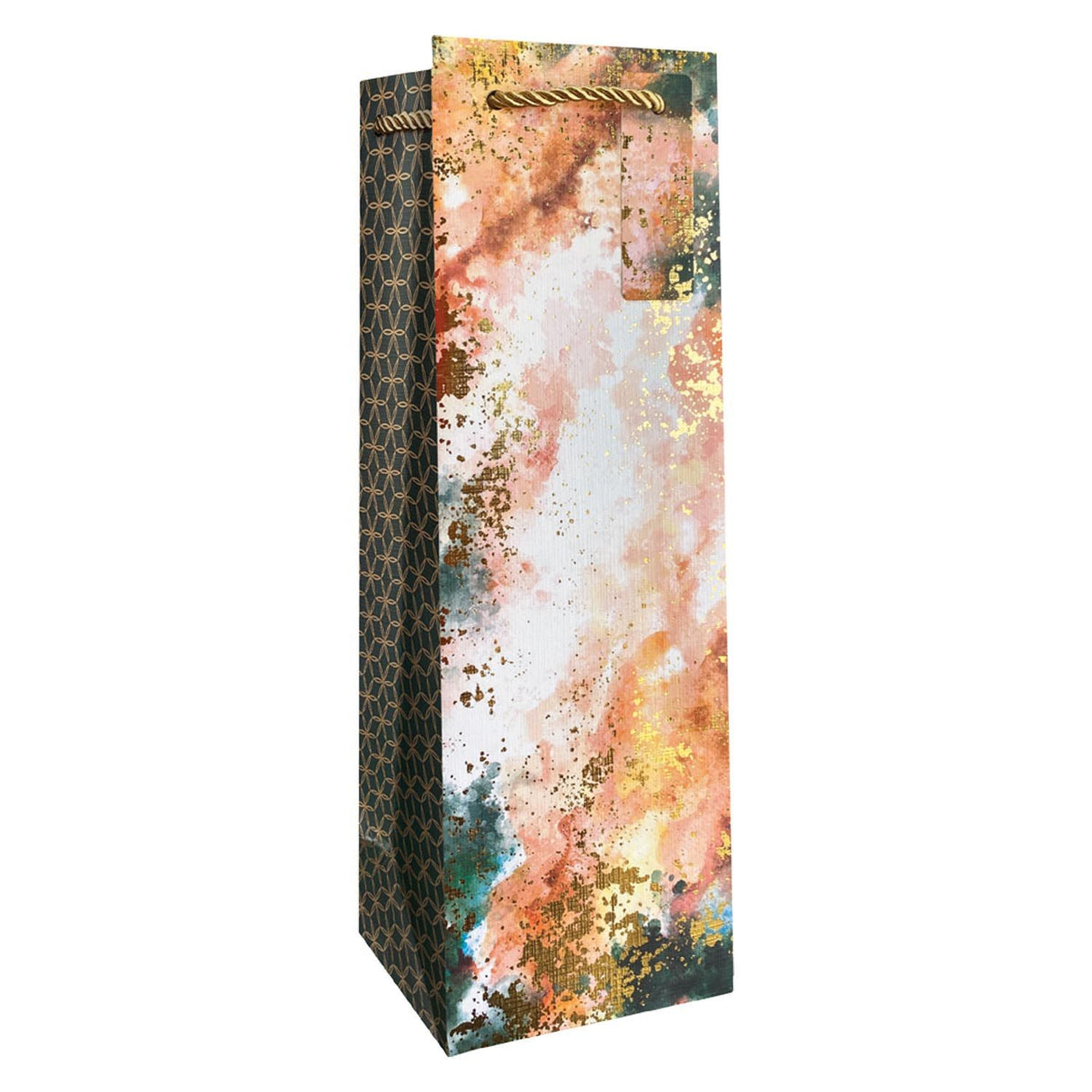 Watercolor Magic - Wine Bag - 4-1/2 x 4-1/2 x 14"