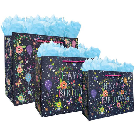Beautiful Birthday Gift Bags, Wrapping Paper, & Mailers
