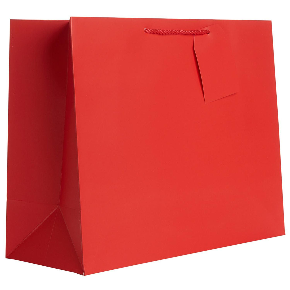 Matte Red - Gift Bag w/Tag - 17-1/2 x 7 x 14"