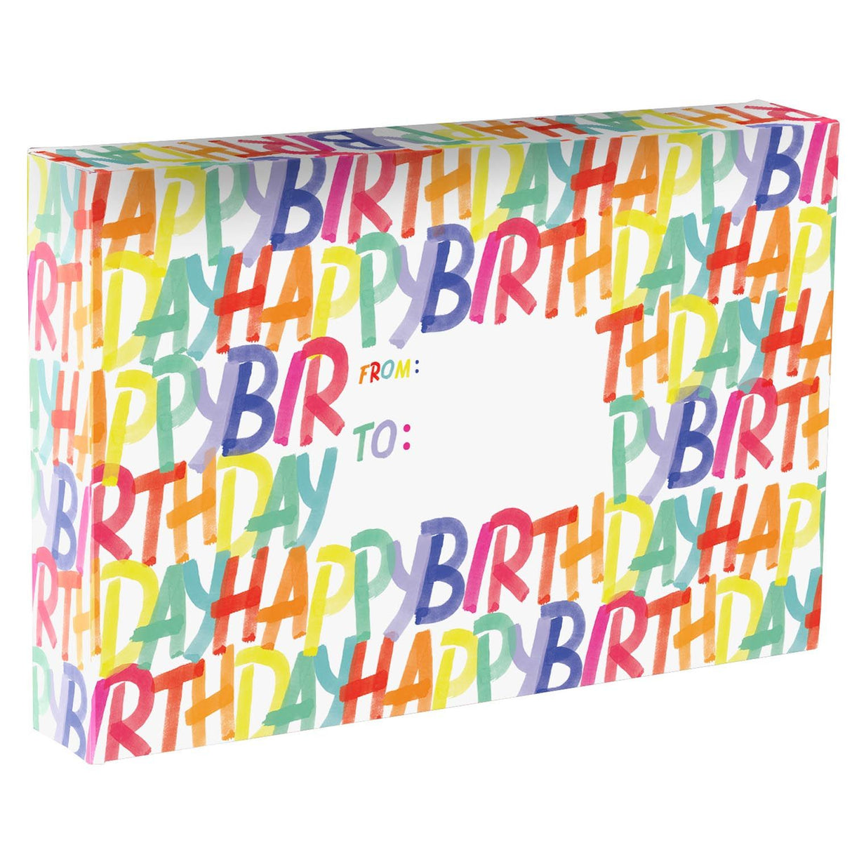 Rainbow Birthday - Theme Mailing Box - 18 x 3 x 12"