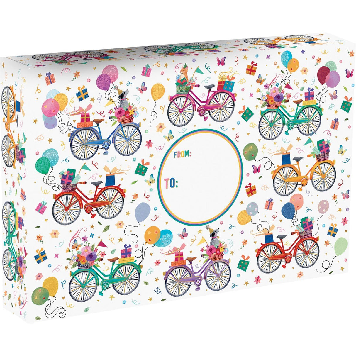 Birthday Bicycles - Theme Mailing Box - 18 x 3 x 12"