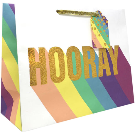 Hooray - Gift Bag - 12-1/2 x 5 x 10"