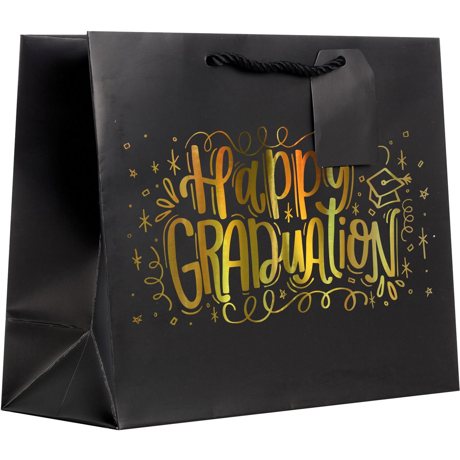 Happy Graduation - Gift Bag - 12-1/2 x 5 x 10"