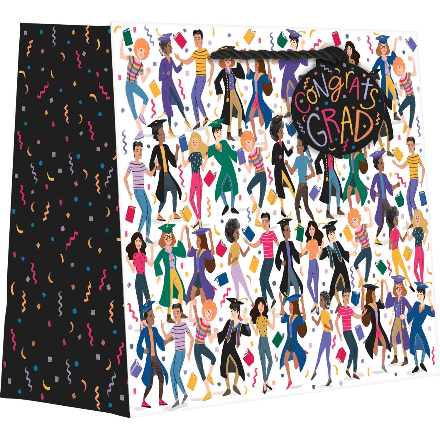 Graduation Party - Gift Bag - 12-1/2 x 5 x 10"