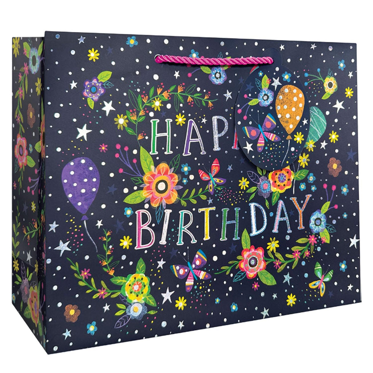 Beautiful Birthday - Gift Bag - 12-1/2 x 5 x 10"