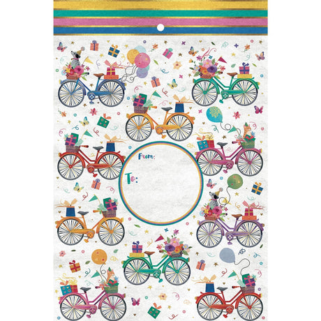 Birthday Bicycles - Theme Mailing Envelope - 11 x 1/2 x 15-1/2"