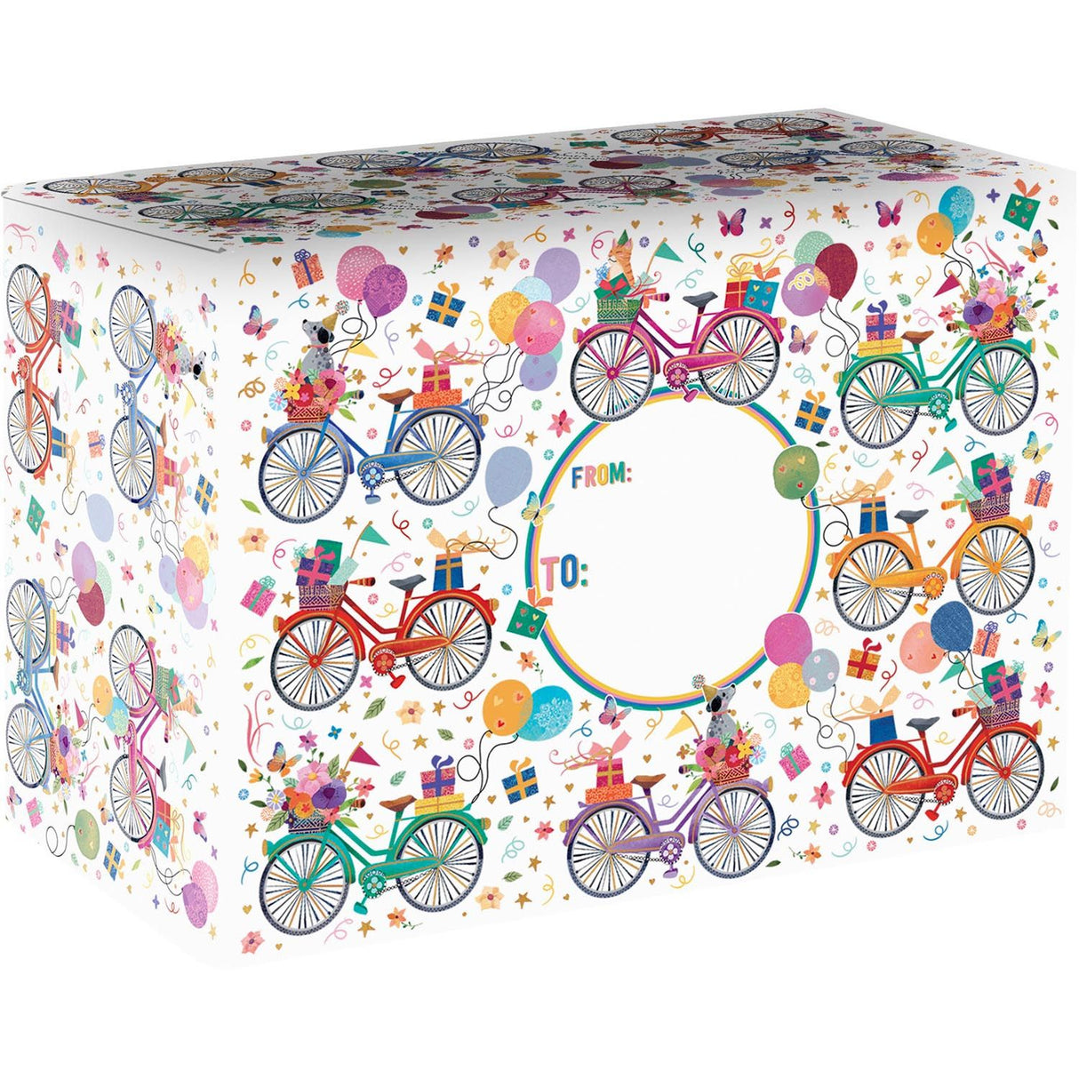 Birthday Bicycles - Theme Mailing Box - 12 x 6 x 9"