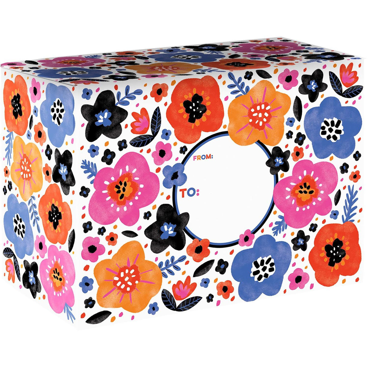 Modern Floral - Theme Mailing Box - 12 x 6 x 9"