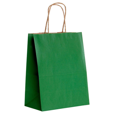Green - Gift Bag - 8 x 4-3/4 x 10-1/2"