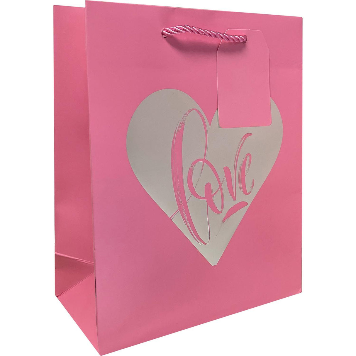 Love Heart - Gift Bag - 8 x 4 x 10"
