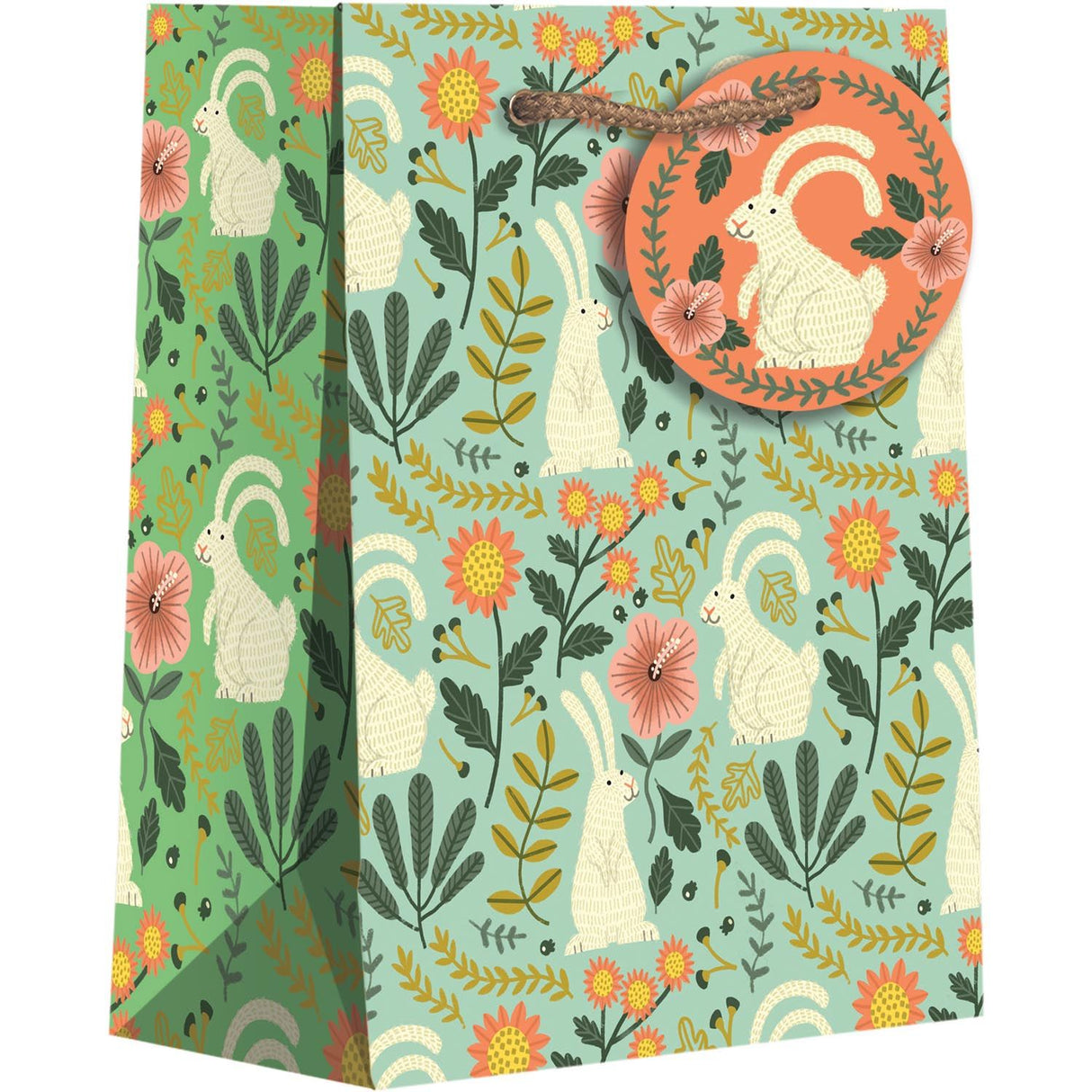 Bunny Rabbits - Gift Bag - 8 x 4 x 10"