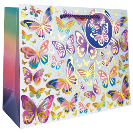 Beautiful Butterflies - Gift Bag - 10 x 4 x 8"