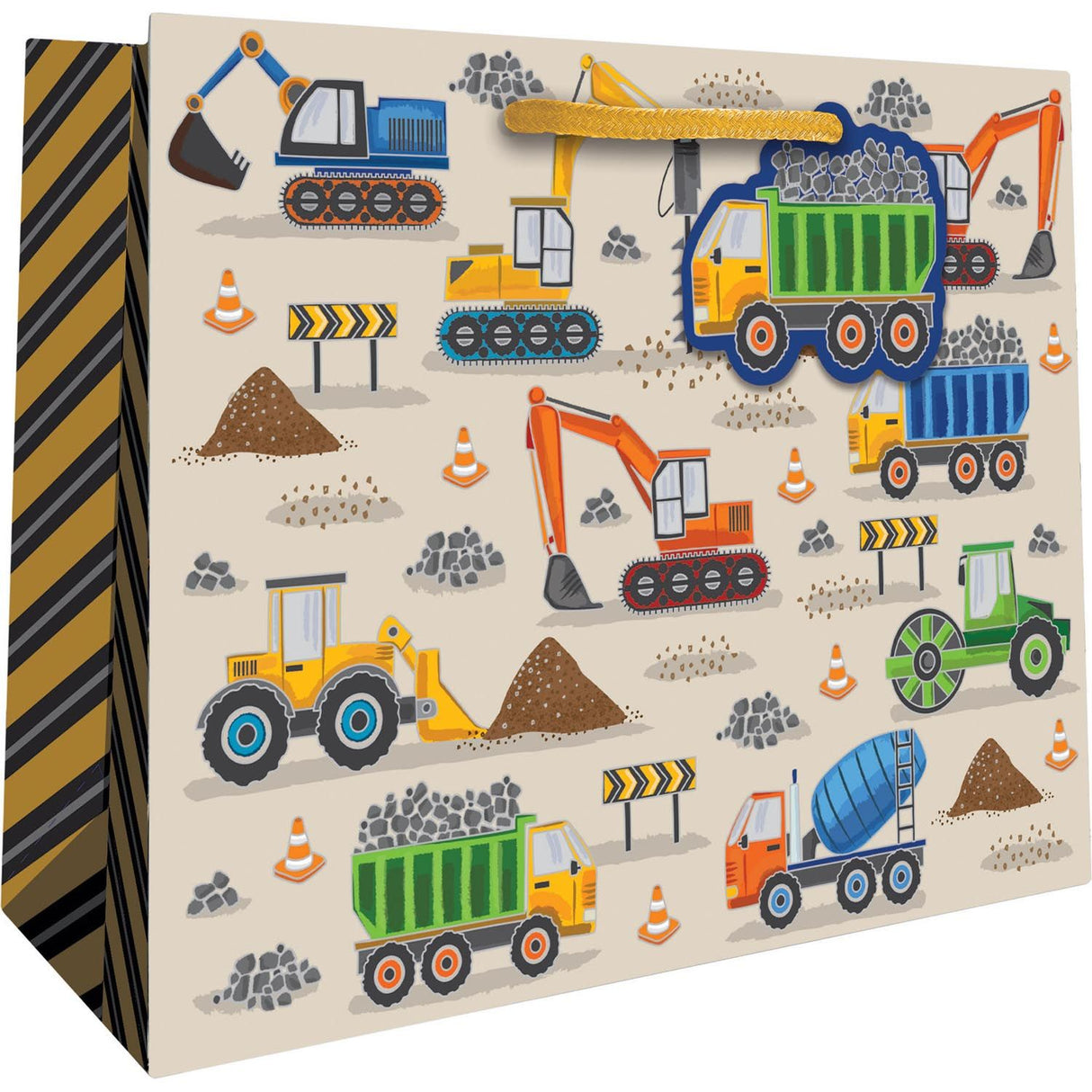 Construction Site - Gift Bag - 10 x 4 x 8"