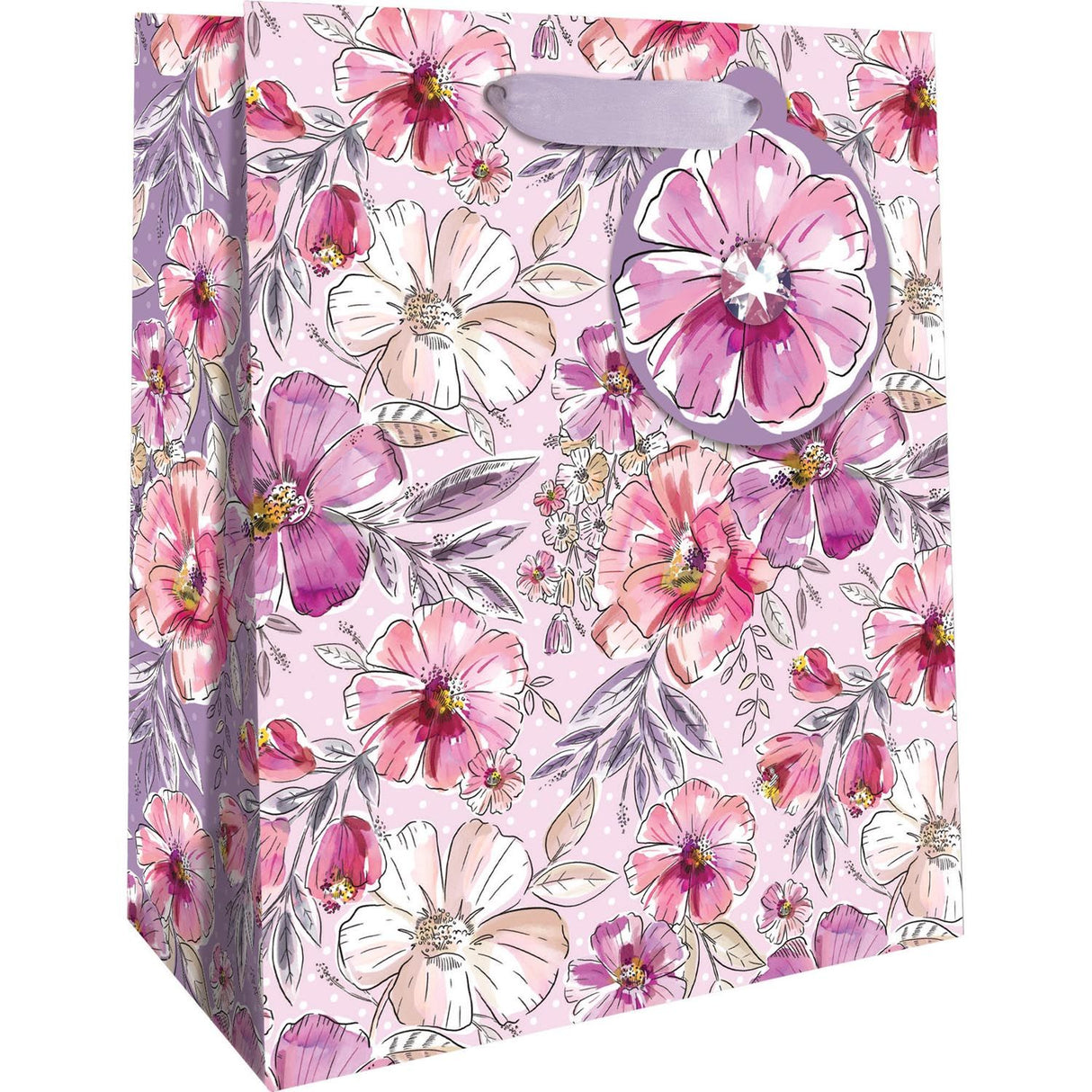 Fabulous Floral - Gift Bag - 8 x 4 x 10"