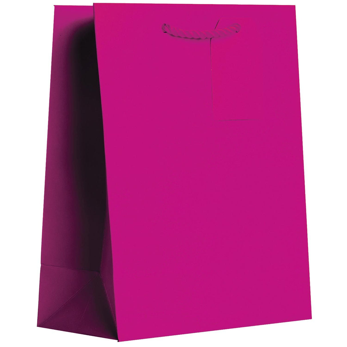 Matte Magenta - Gift Bag w/Tag - 8 x 4 x 10"