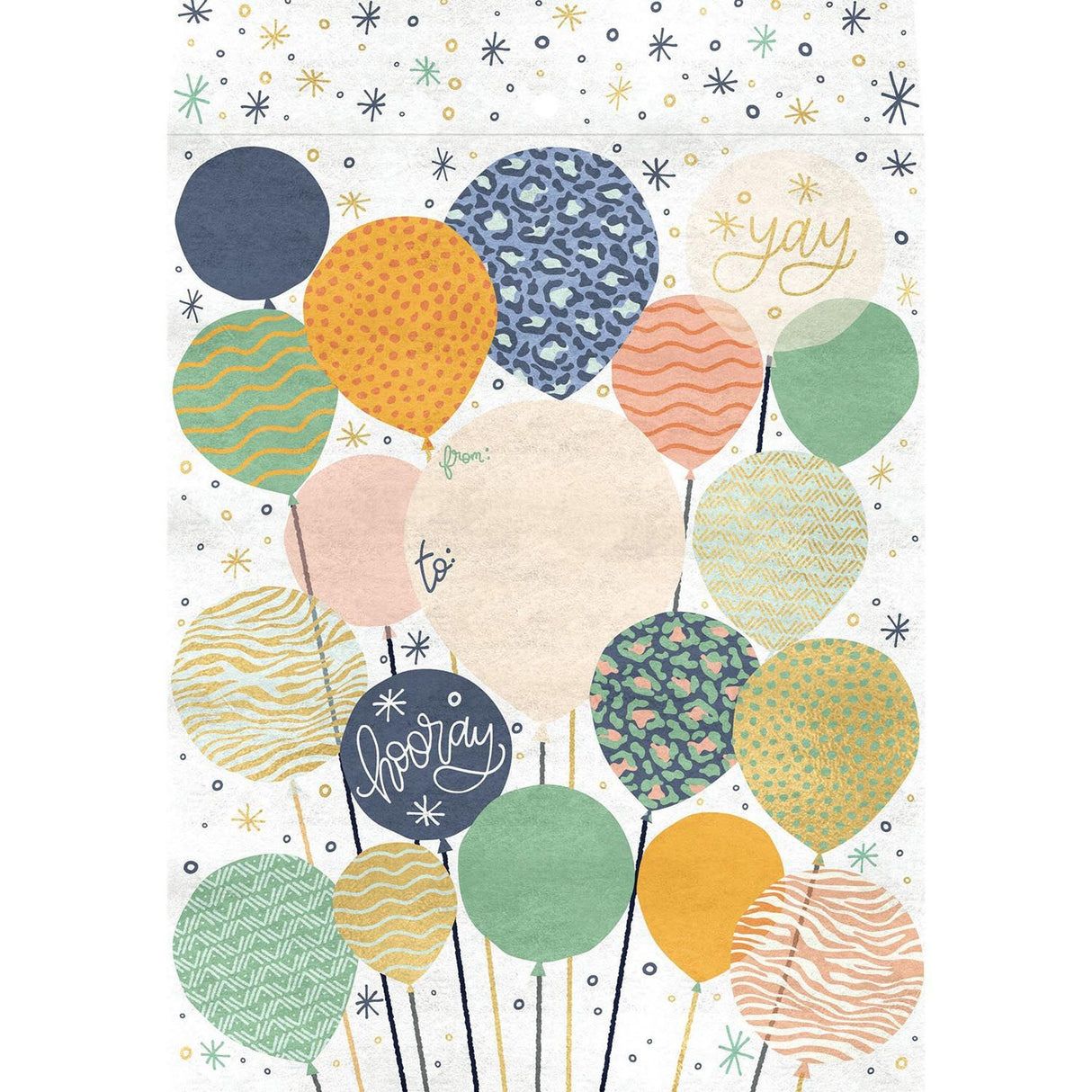 Party Balloons - Theme Mailing Envelope - 9 x 1/2 x 12"